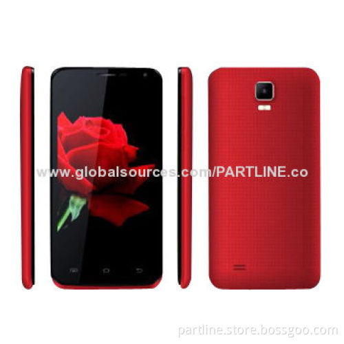 Smartphone with 3G, MTK6582 Quad Core, Android 4.2, Dual SIM Card and 5.0-inch Capacitive Screen